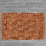 Sophie Border Ultra-plush Chenille Non-Slip Cotton Bath Mat