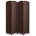 Sorbus 4 Panel Room Divider Tall Privacy Partition Screen Extra Wide Double Hinged Mesh Hand-Woven Folding Wall Divider - 6ft
