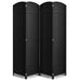 Sorbus 4 Panel Room Divider Tall Privacy Partition Screen Extra Wide Double Hinged Mesh Hand-Woven Folding Wall Divider - 6ft