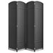 Sorbus 4 Panel Room Divider Tall Privacy Partition Screen Extra Wide Double Hinged Mesh Hand-Woven Folding Wall Divider - 6ft