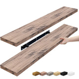 Sorbus Long Floating Shelves for Wall Set of 2 - 35"L x 9"W x 1.5"H