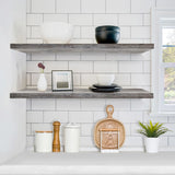Sorbus Long Floating Shelves for Wall Set of 2 - 35"L x 9"W x 1.5"H