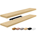 Sorbus Long Floating Shelves for Wall Set of 2 - 35"L x 9"W x 1.5"H