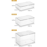 Sorbus Organizer Bin w Lids, Food Storage Containers for Kitchen Pantry & Fridge, Small