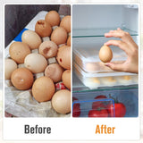 Sorbus 2 Pack Egg Containers with Lids - Clear Deviled Egg Tray (Holds 48-Egg)