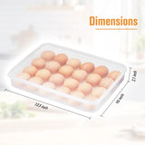 Sorbus 2 Pack Egg Containers with Lids - Clear Deviled Egg Tray (Holds 48-Egg)