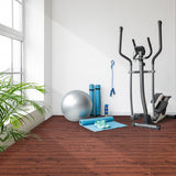 Sorbus Wood grain floor foam mat for home and office - Set of 24