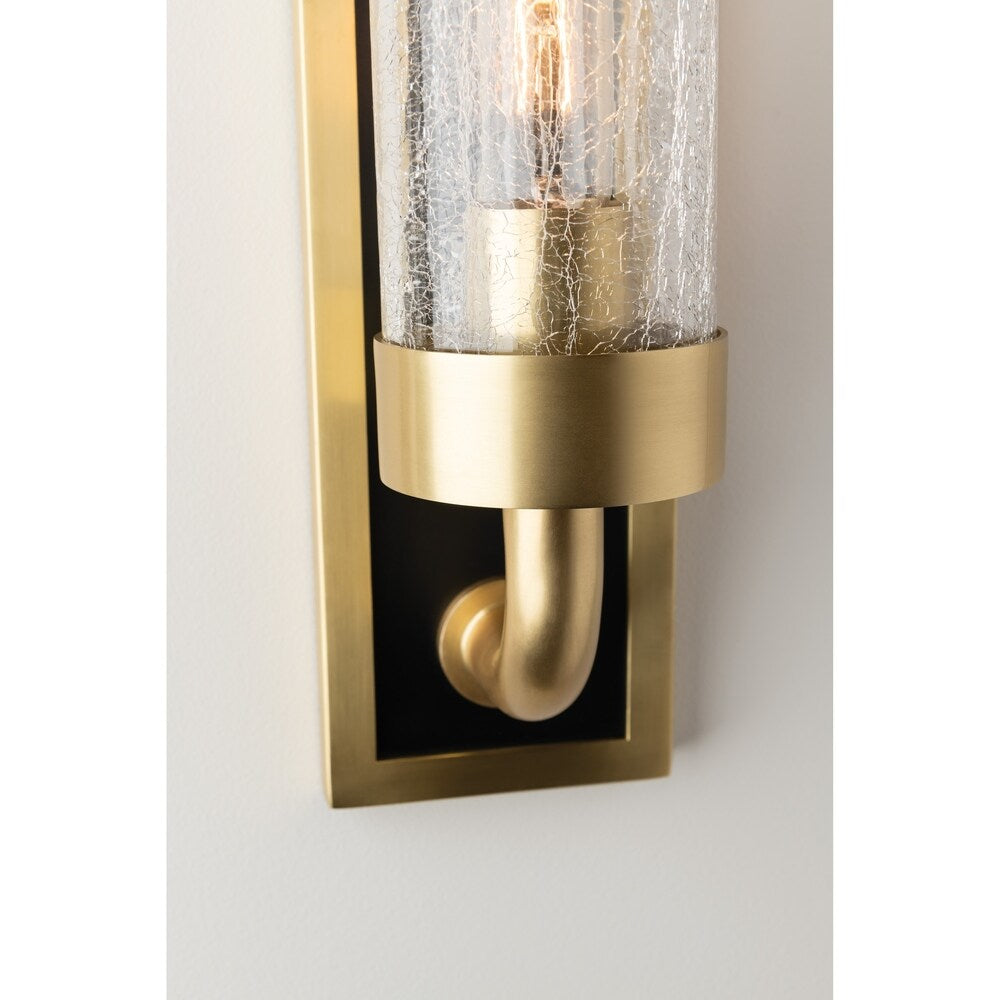 Soriano 1-light Aged Brass Wall Sconce