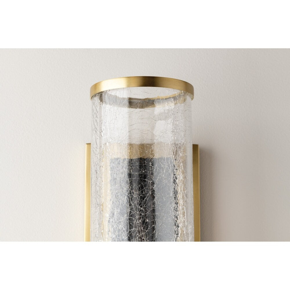 Soriano 1-light Aged Brass Wall Sconce