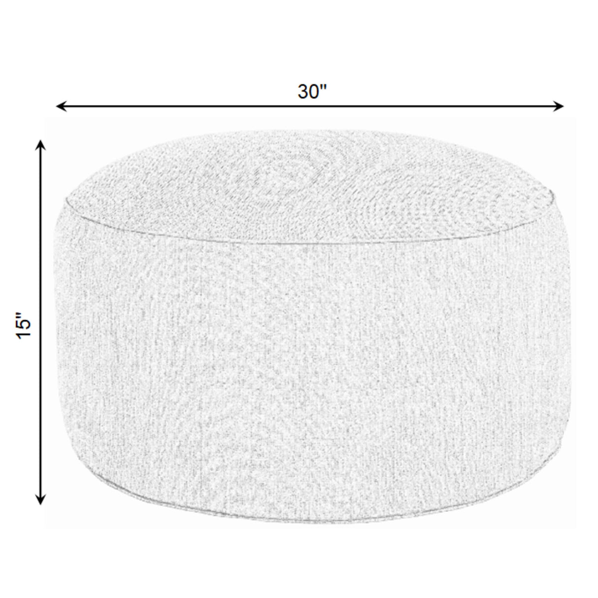 Sorra Home Sunbrella Outdoor Bean Pouf