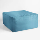 Sorra Home Sunbrella Outdoor Corded Solid Bean Pouf