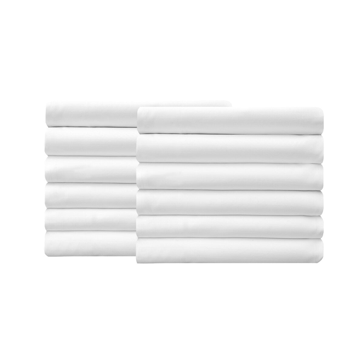 South Point Hospitality Embossed Stripe Luxury Soft Microfiber Flat Sheet Case Pack of 12