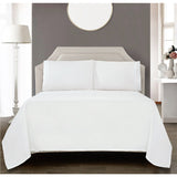 South Point Hospitality 200 Thread Count 60% Cotton/40% Polyester Percale Flat Sheet Case Pack of 12 - Twin XL Flat - White