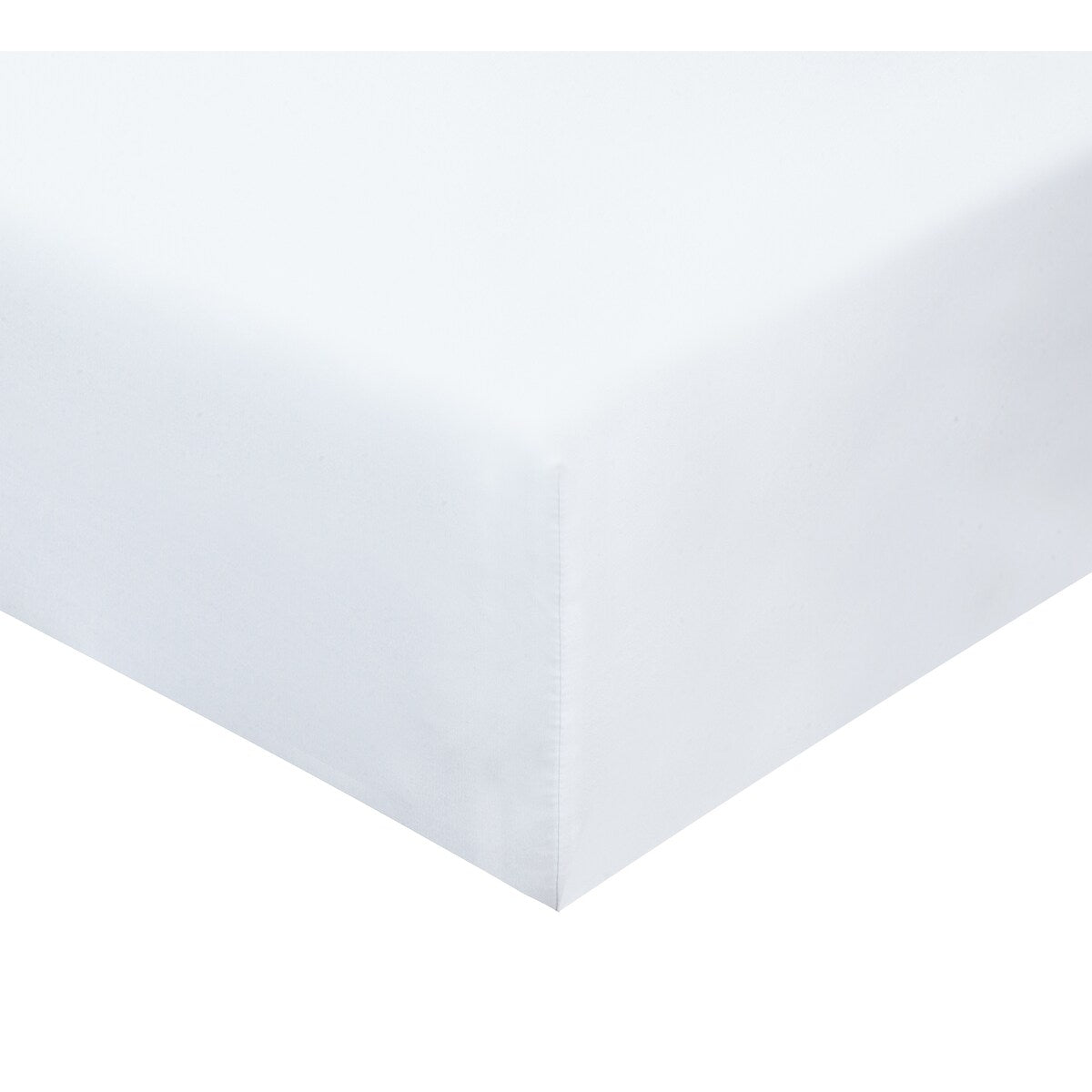 South Point Hospitality 90 GSM Luxury Soft 100% Microfiber Fitted Sheet Case Pack of 12 - White