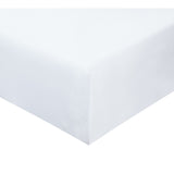 South Point Hospitality 90 GSM Luxury Soft 100% Microfiber Fitted Sheet Case Pack of 12 - White