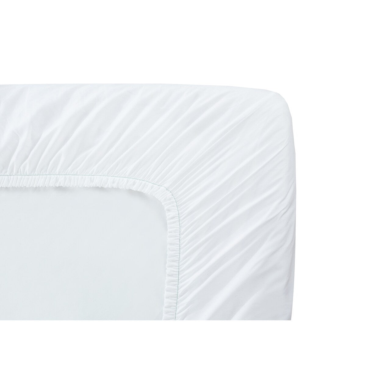 South Point Hospitality 90 GSM Luxury Soft 100% Microfiber Fitted Sheet Case Pack of 12 - White