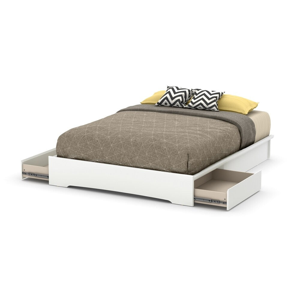 South Shore Basic Platform Bed with 2 Drawers