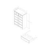 South Shore Cabana 5-drawer Chest