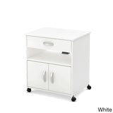 South Shore Fiesta Microwave Cart on Wheels
