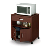 South Shore Fiesta Microwave Cart on Wheels