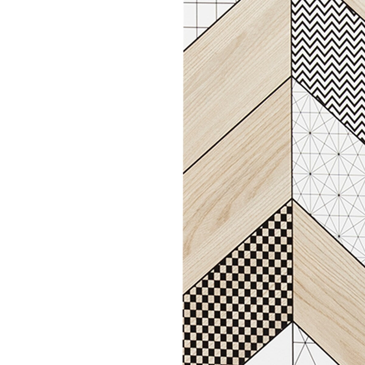 South Shore Fusion Chevron Headboard