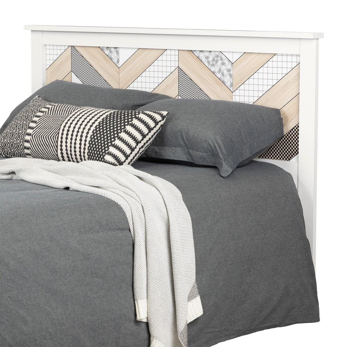 South Shore Fusion Chevron Headboard