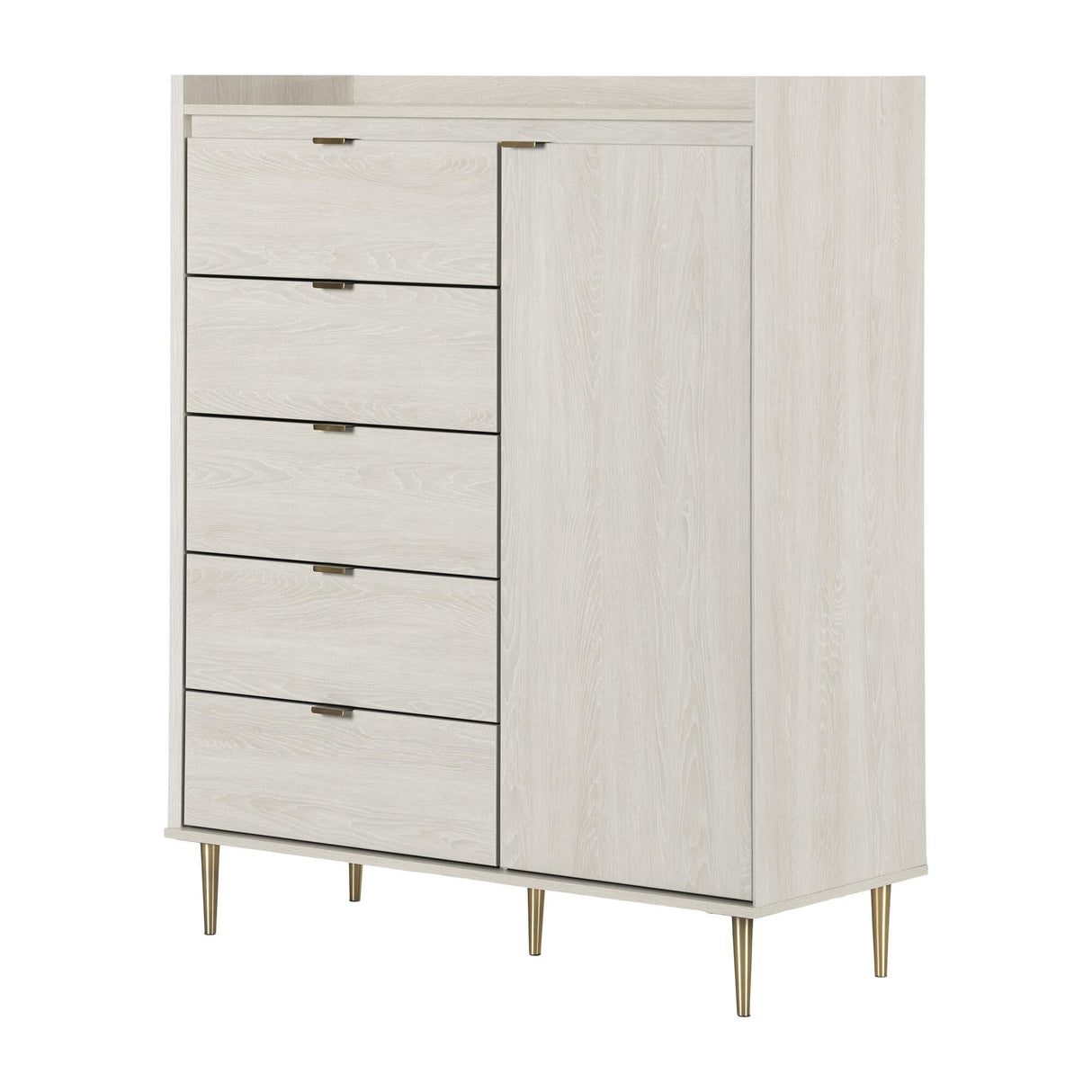 South Shore Hype Door Chest with 5 Drawers