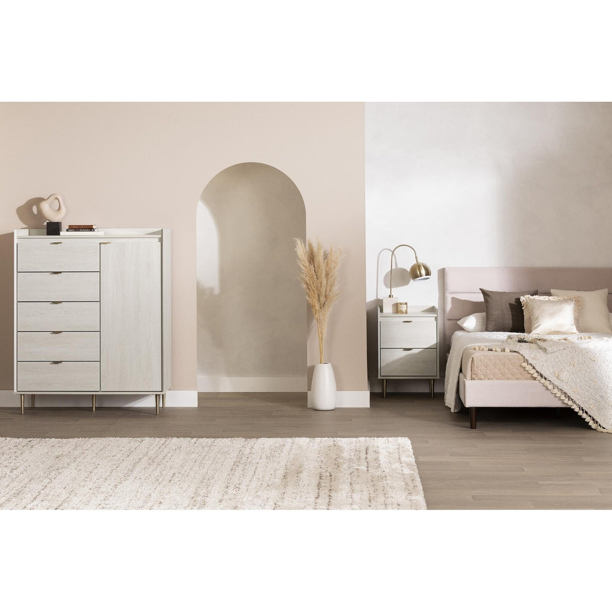 South Shore Hype Door Chest with 5 Drawers
