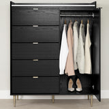 South Shore Hype Door Chest with 5 Drawers