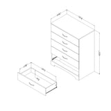 South Shore Step One 5-drawer Chest