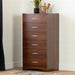 Step One Contemporary 6-Drawer Lingerie Chest/Dresser Metal Handles