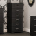 Step One Contemporary 6-Drawer Lingerie Chest/Dresser Metal Handles