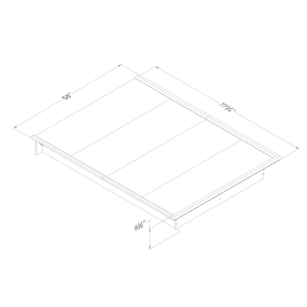 South Shore Step One Full-size Platform Bed