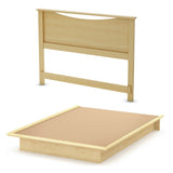South Shore Step One Queen Platform Bed and Headboard (54/60'')