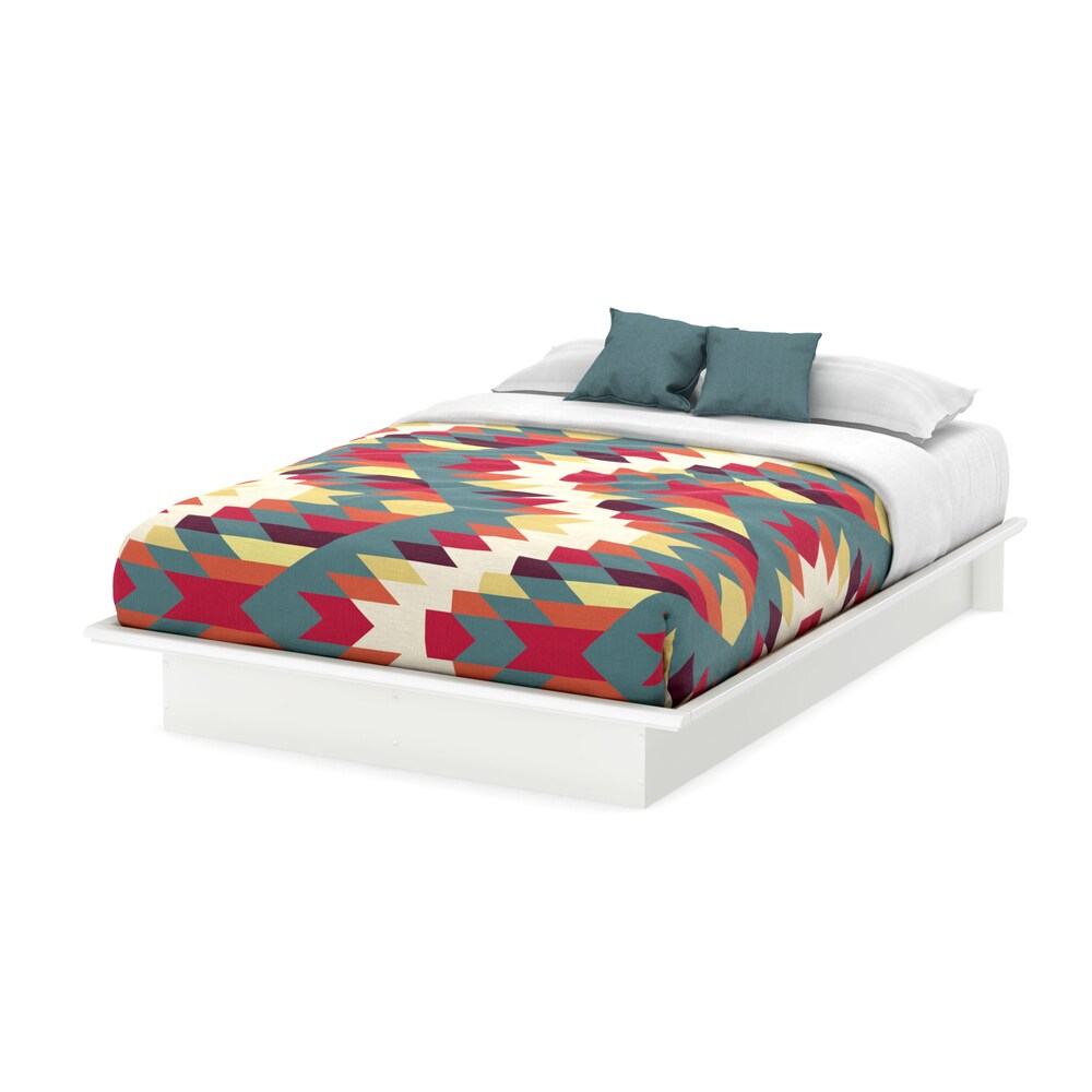 South Shore Step One Queen Platform Bed and Headboard (54/60'')