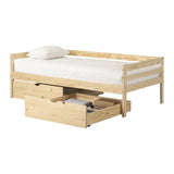 South Shore Sweedi Solid Wood Daybed with Storage Drawers