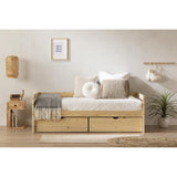 South Shore Sweedi Solid Wood Daybed with Storage Drawers