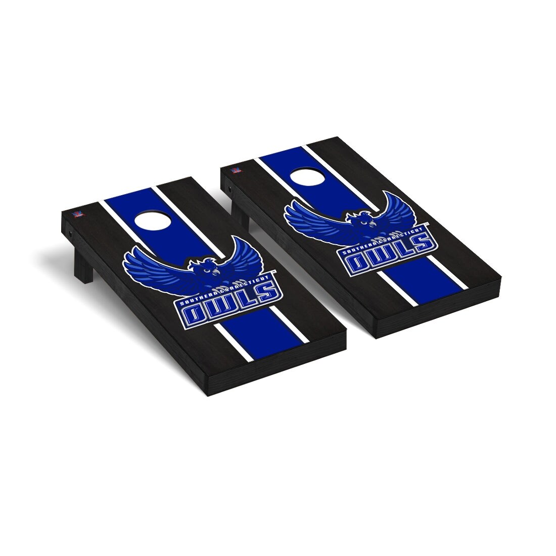 Southern Connecticut State Owls Onyx Cornhole Board Set