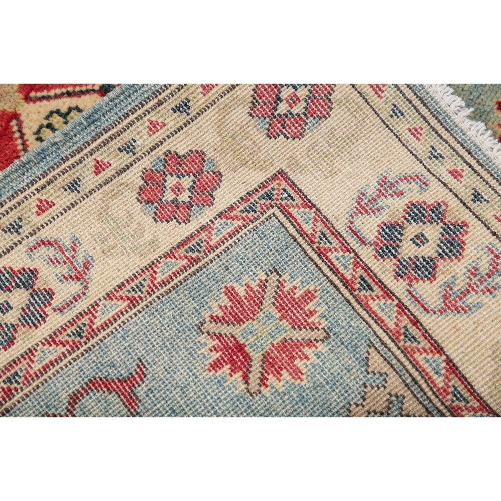 Southwestern Hand Knotted Pakistan Kazak-Chechen Oriental Area Rug - 4'0" x 2'9"