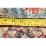 Southwestern Hand Knotted Pakistan Kazak-Chechen Oriental Area Rug - 4'0" x 2'9"