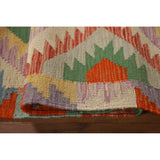 Southwestern Kilim Rug Flatweave Reversible Foyer Wool Carpet - 3'4"x 5'3"