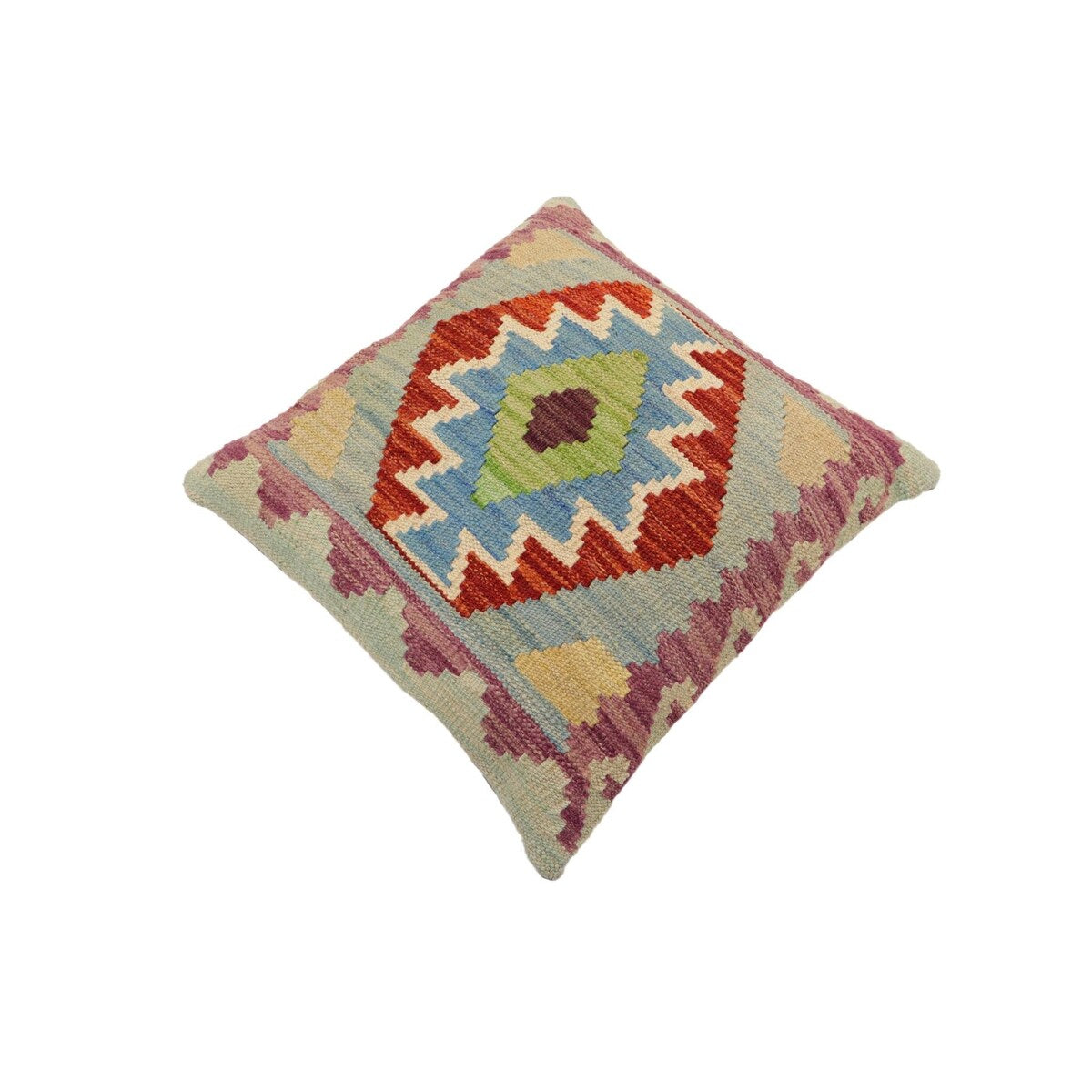 Southwestern Mccoy Turkish Hand-Woven Kilim Pillow - 18'' x 18''