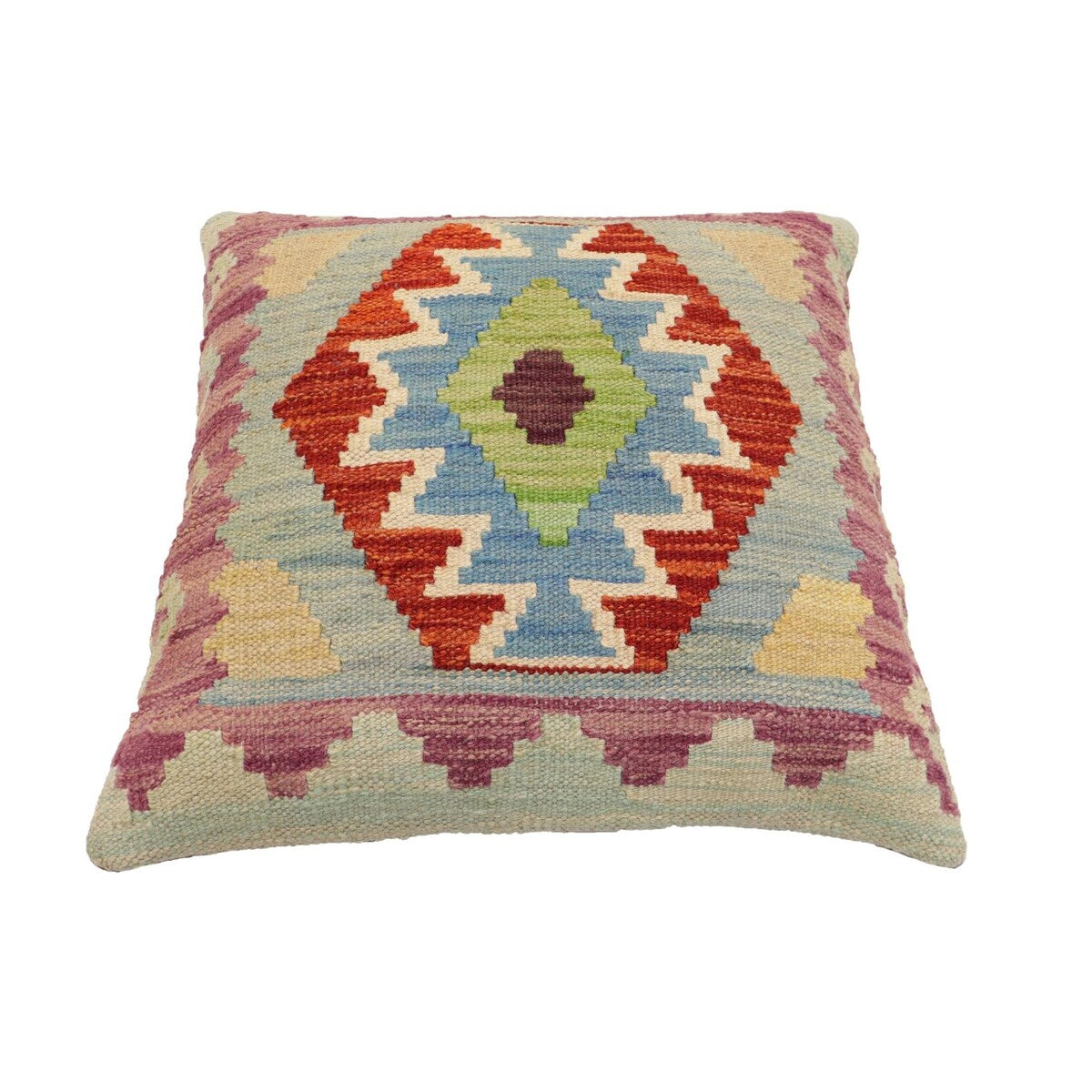 Southwestern Mccoy Turkish Hand-Woven Kilim Pillow - 18'' x 18''