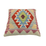 Southwestern Mccoy Turkish Hand-Woven Kilim Pillow - 18'' x 18''
