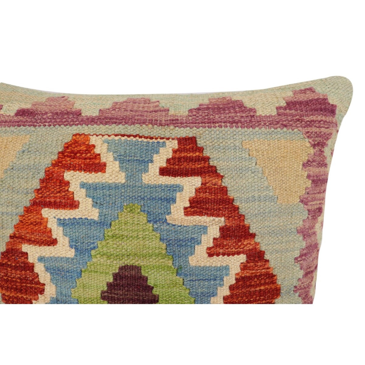 Southwestern Mccoy Turkish Hand-Woven Kilim Pillow - 18'' x 18''