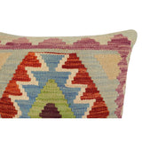 Southwestern Mccoy Turkish Hand-Woven Kilim Pillow - 18'' x 18''