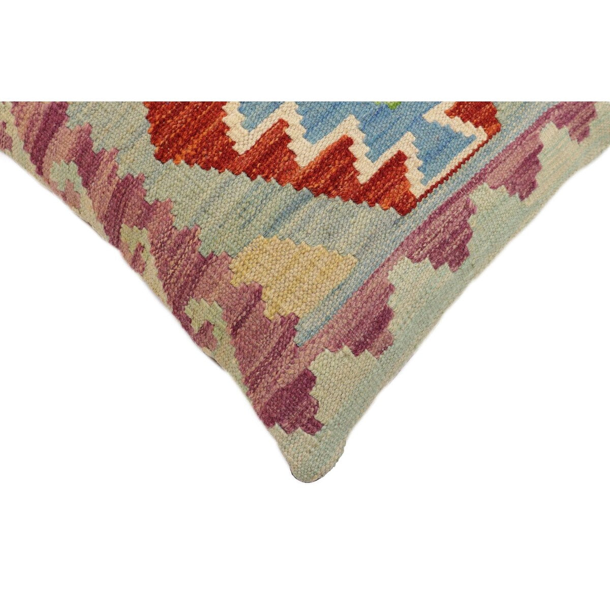 Southwestern Mccoy Turkish Hand-Woven Kilim Pillow - 18'' x 18''