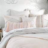 Space-Dyed Tufted Decorative Pillow - Blush