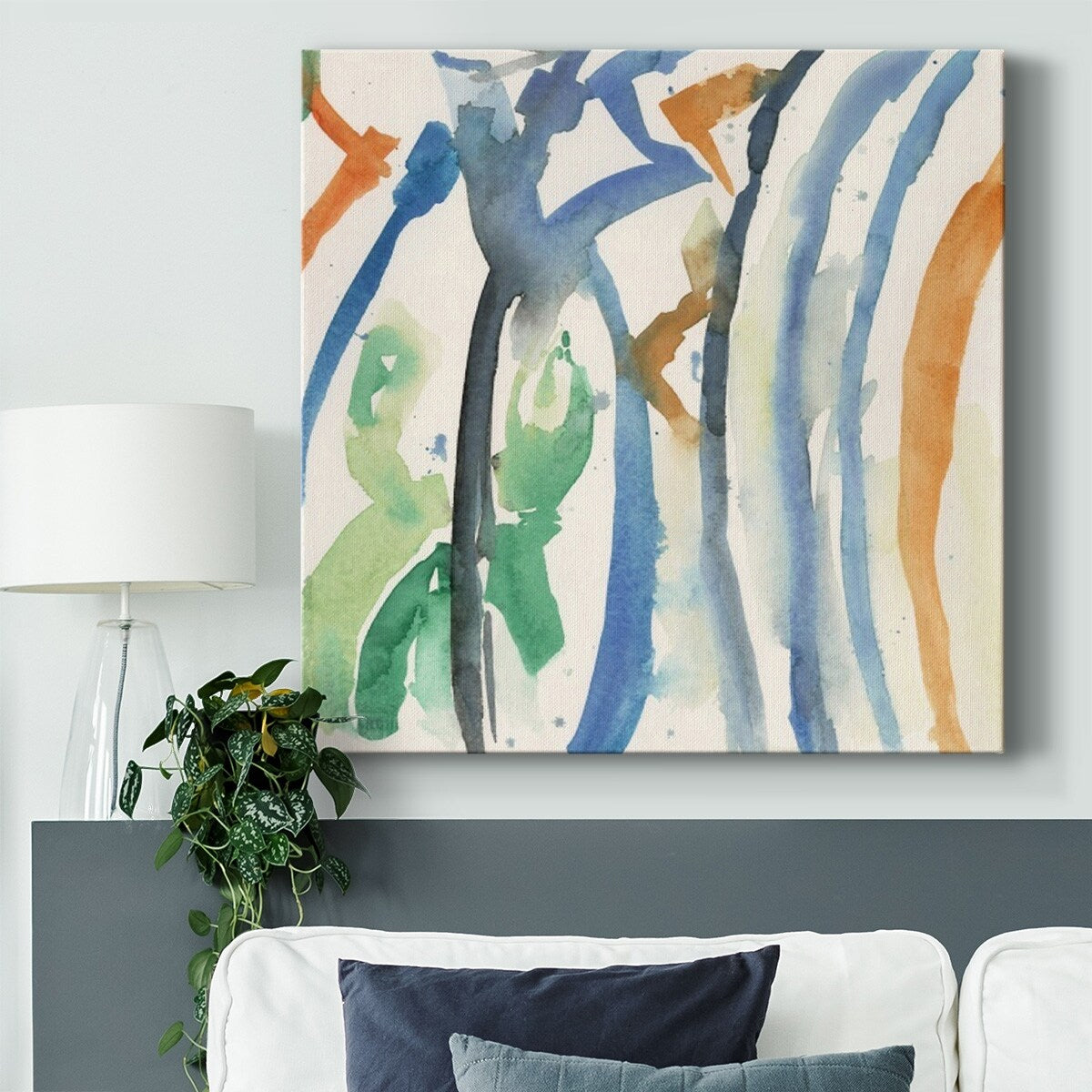 Spanish Tile I-Gallery Wrapped Canvas