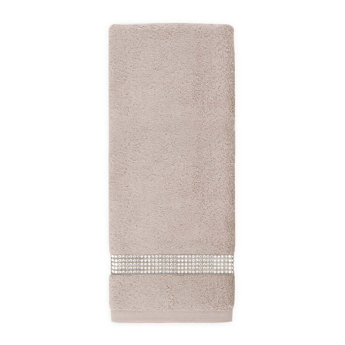 Sparkles Home Stripe Rhinestone Hand Towel (Set of 2)